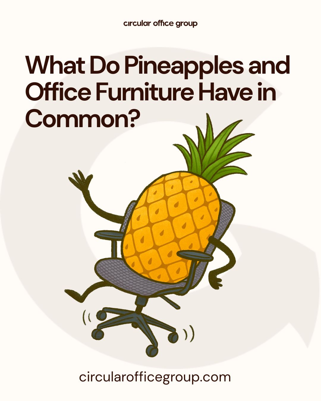 What Do Pineapples and Office Furniture Have in Common?
