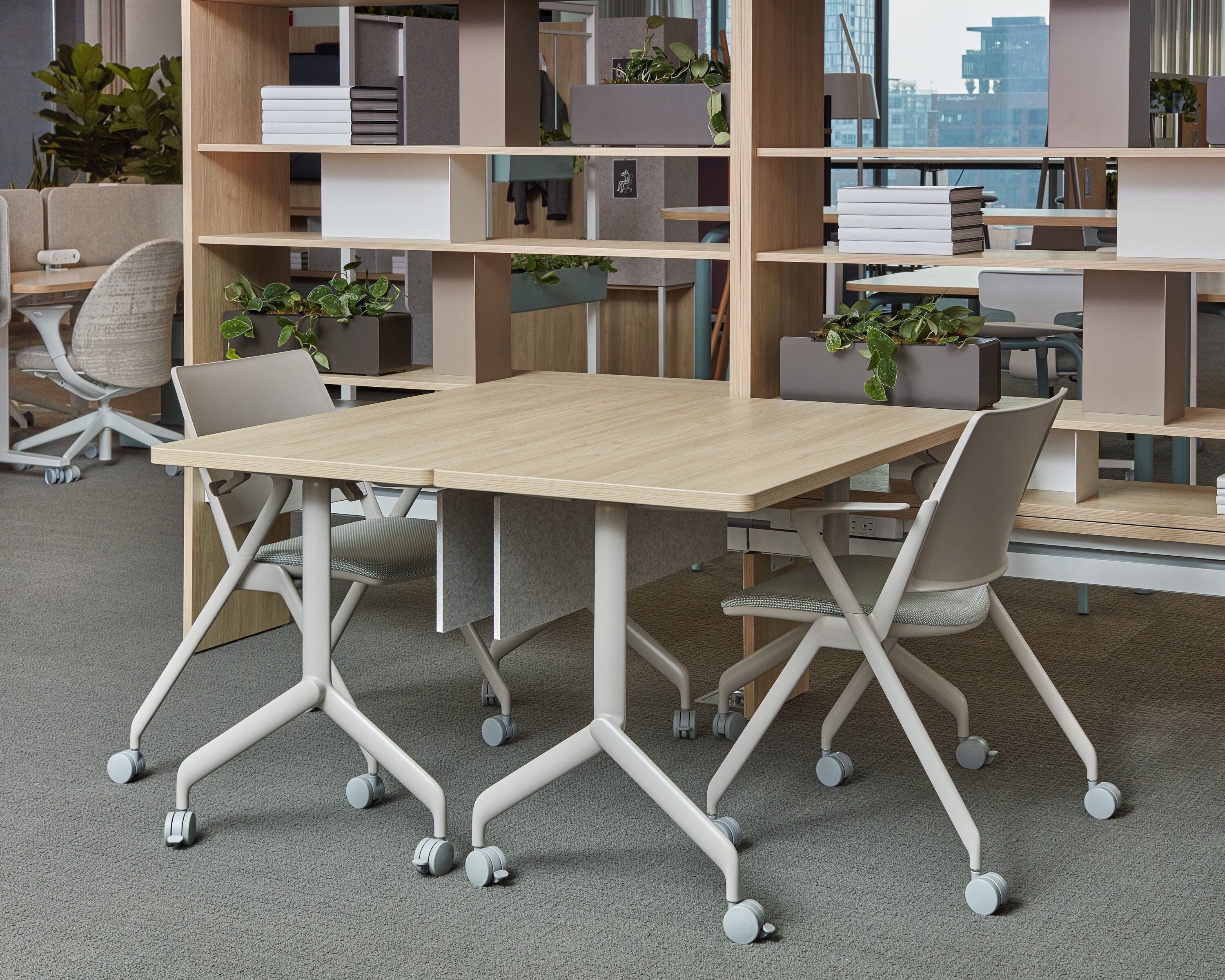 Teknion - Kupp Flip Top Tables