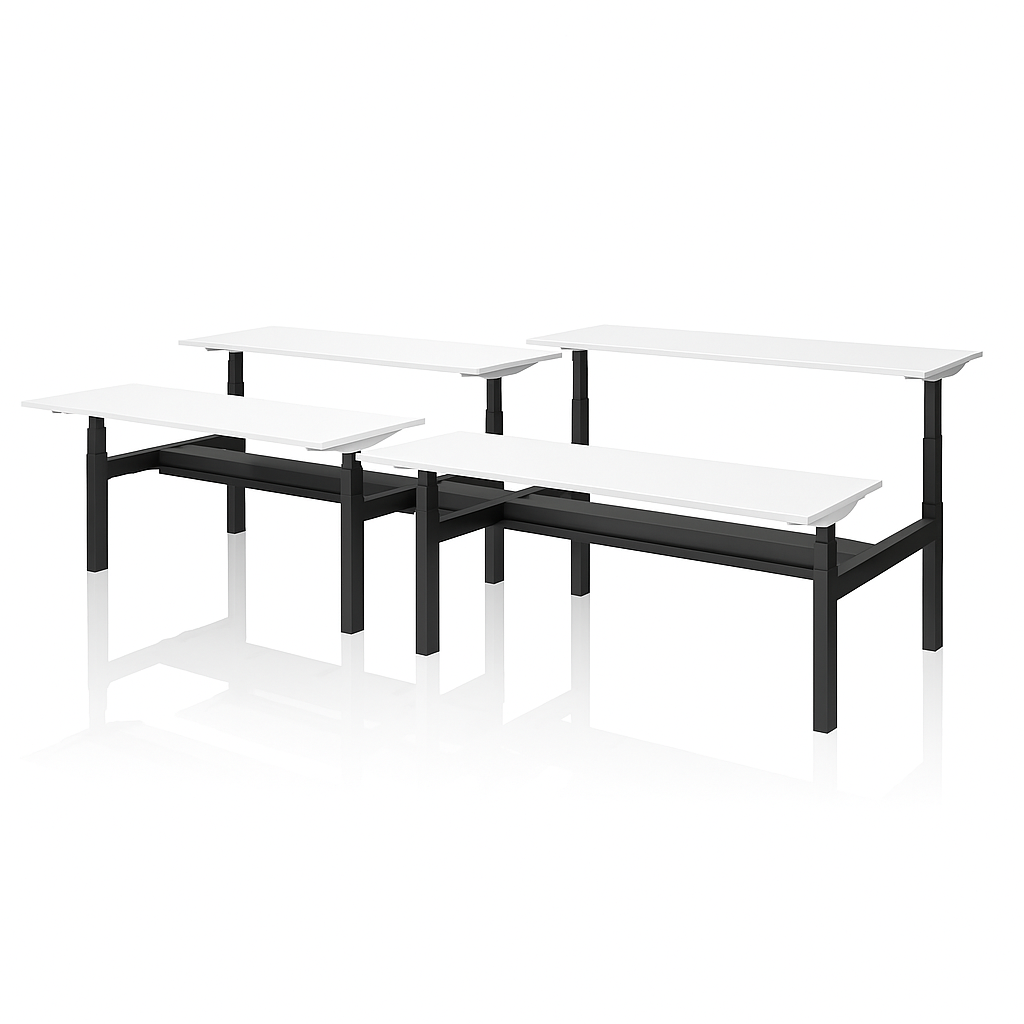 Circular Office Group - Back to Back Height Adjustable Desk