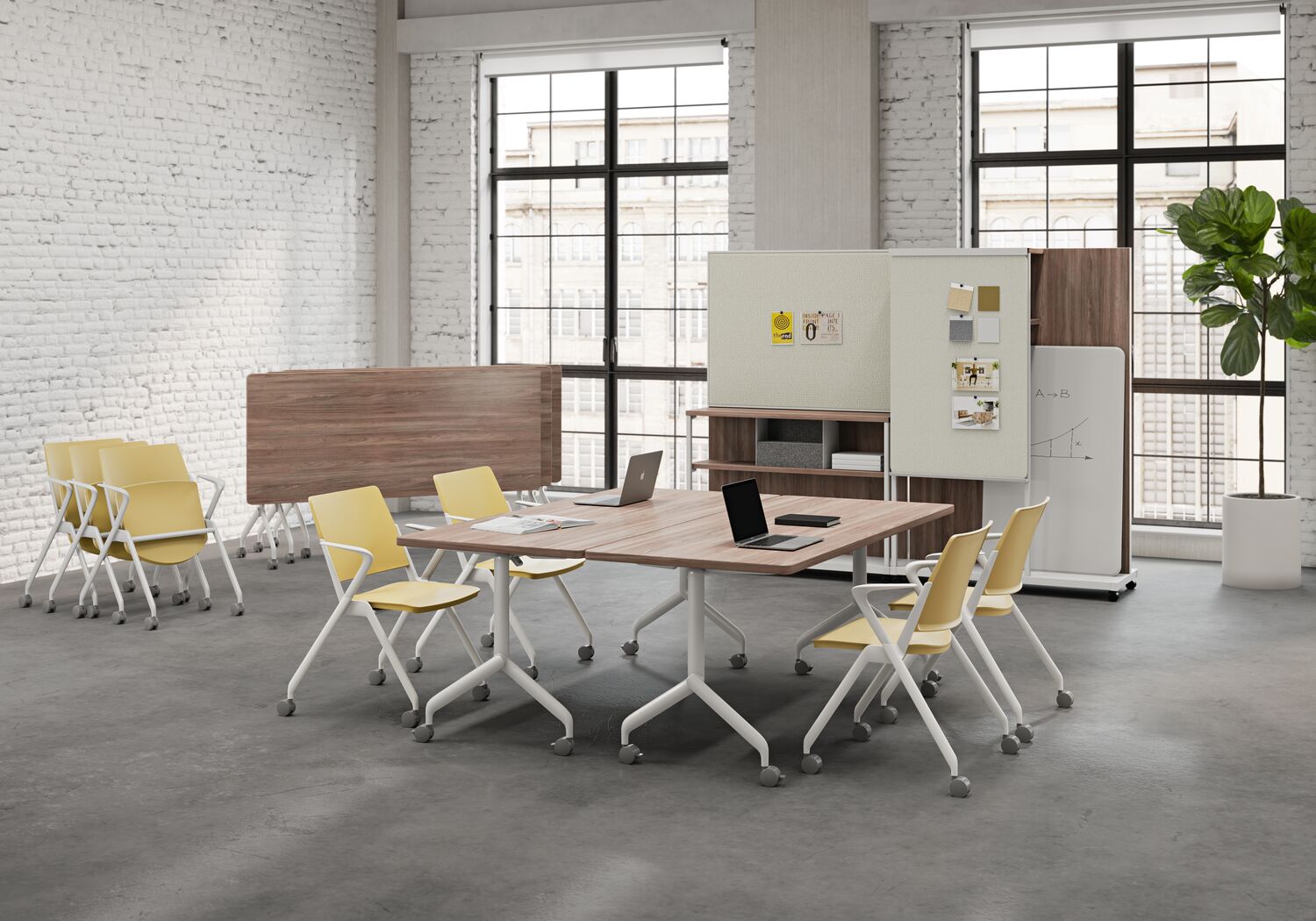 Teknion - Kupp Flip Top Tables