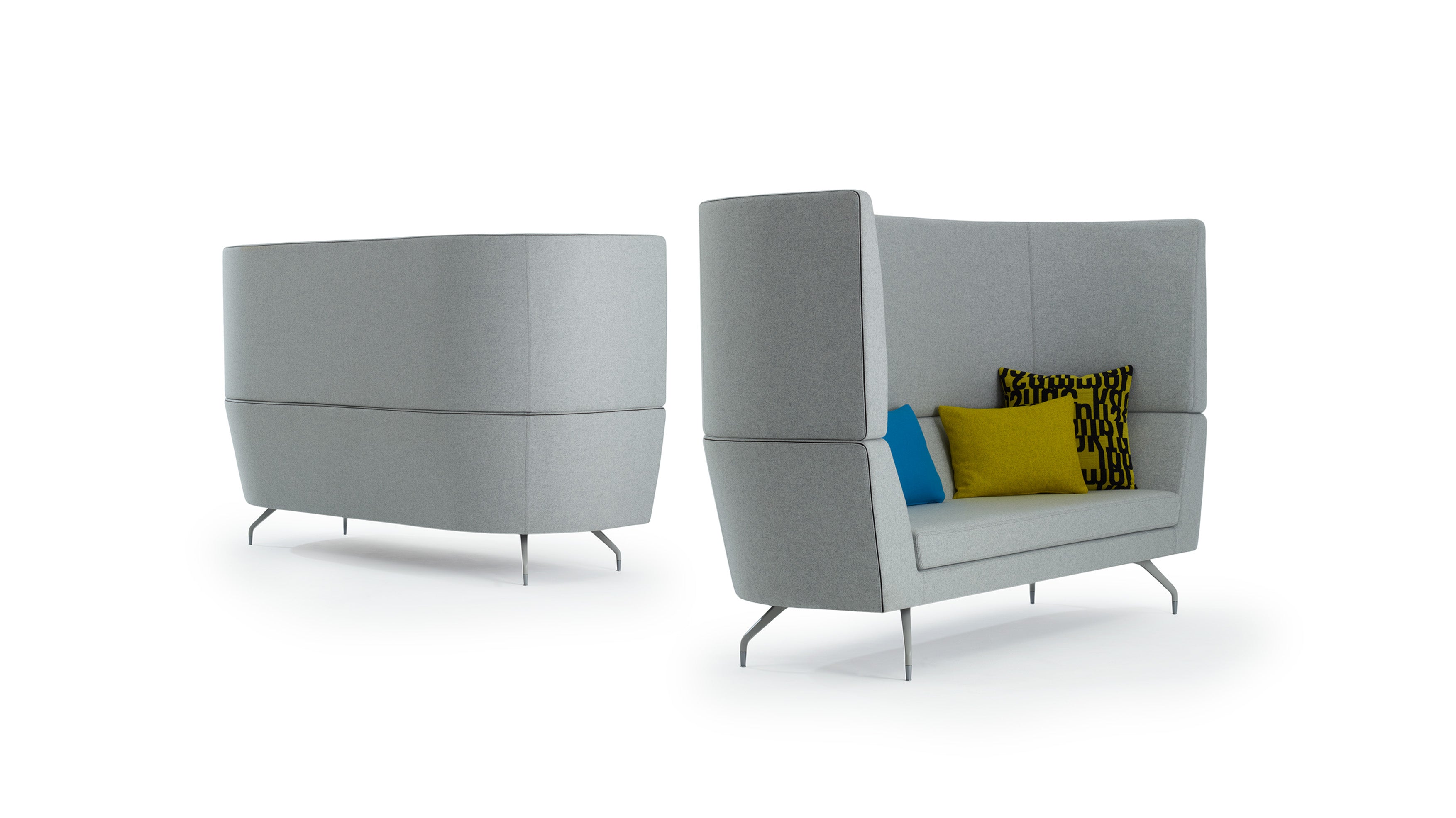 Orange Box Cwtch Privacy Sofa is a modern privacy seating solution for home offices, coworking spaces, and commercial environments. Designed for comfort, acoustic privacy, and ergonomic support, this modular sofa enhances productivity and wellbeing. Available via purchase, subscription, or lease, supporting a circular economy and sustainable furniture practices.