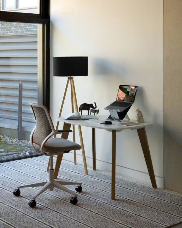 work from home example rental office desk and chair