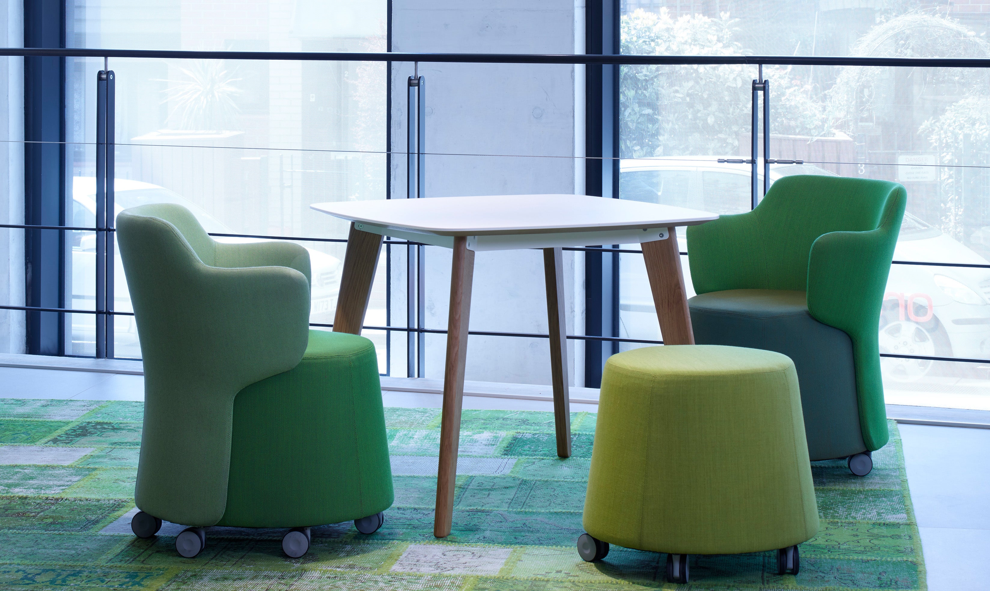 modern, ergonomic soft seating solution designed for home offices, commercial workspaces, coworking areas, and collaborative environments. Ideal for informal meetings, relaxation, and creative spaces, this home- and office-compliant seating is available via purchase, subscription, or lease, supporting a circular economy. high ride offices