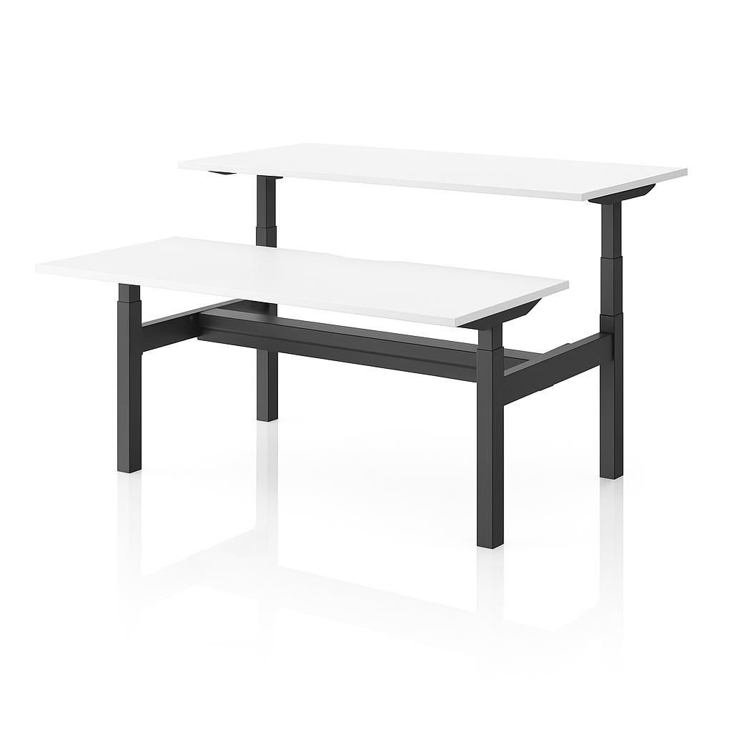Circular Office Group - Back to Back Height Adjustable Desk