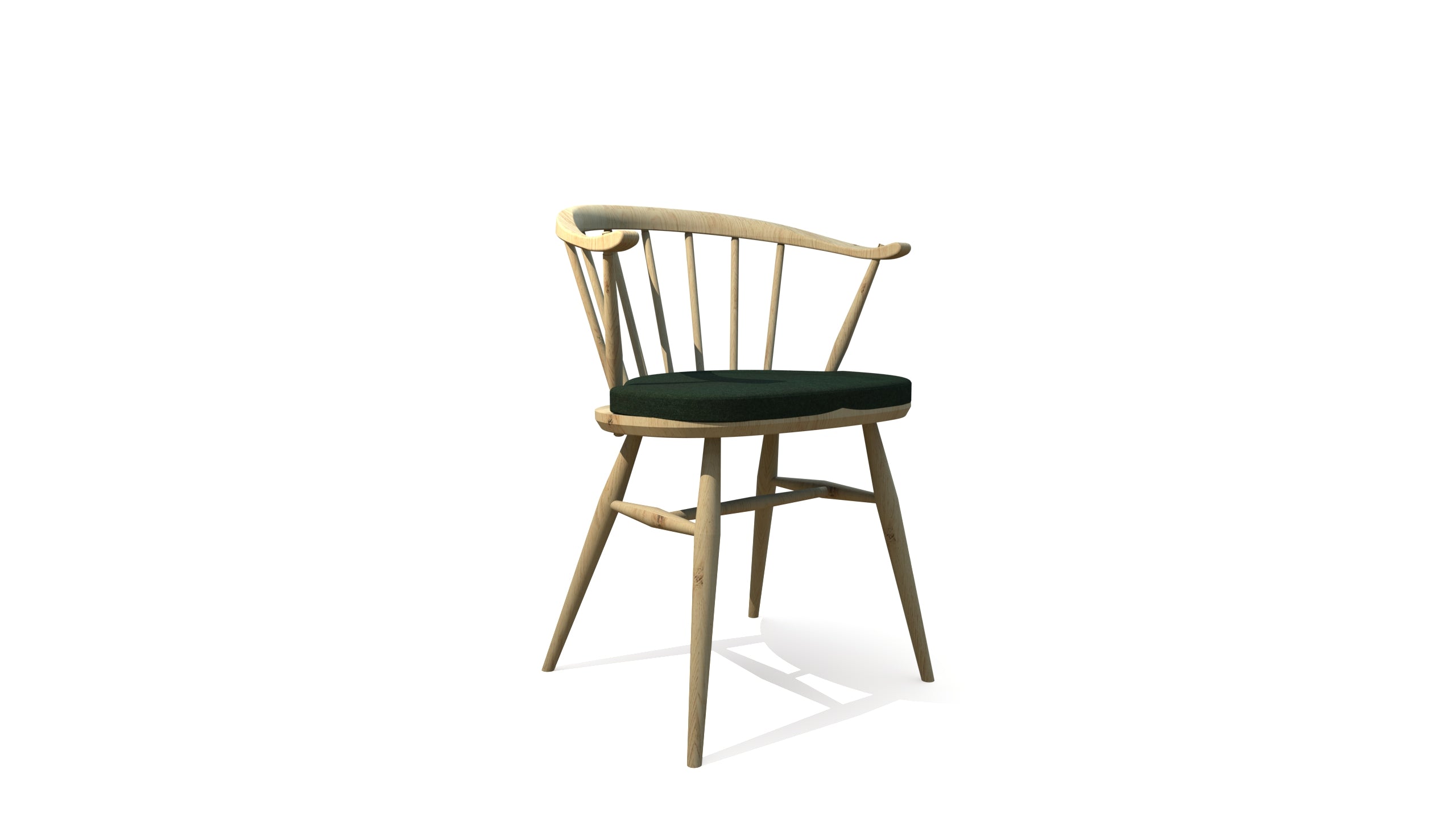 Wooden Armchair is a contemporary lounge chair combining solid wood craftsmanship with a refined upholstered seat, designed for home offices, breakout spaces, hospitality settings, and collaborative work environments. With its warm natural materials, ergonomic comfort, and timeless design, it brings a residential feel to modern workspaces. Available via purchase, subscription, or lease, supporting a circular economy.