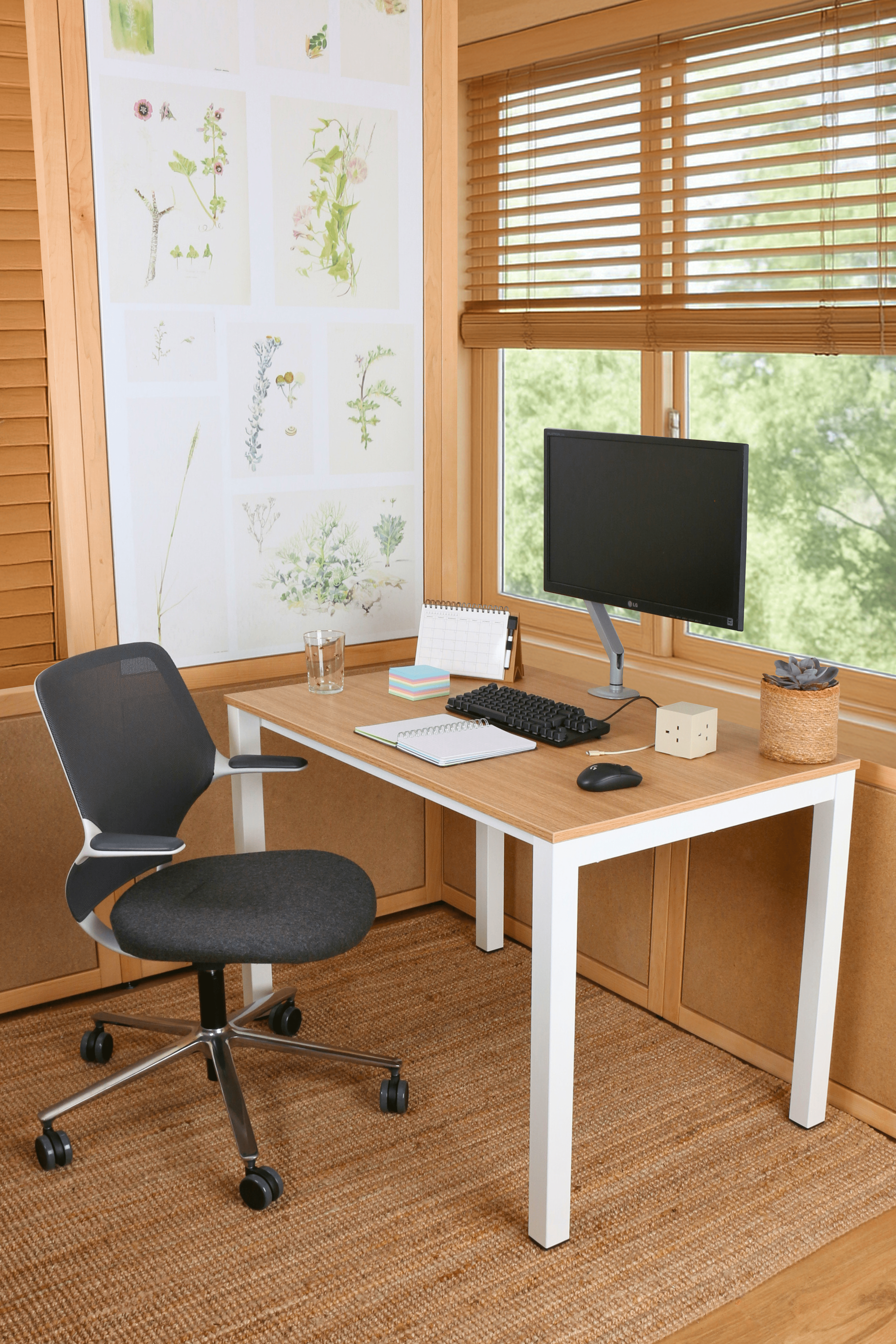 Allow - Me Chair & Fixed Height Desk Bundle