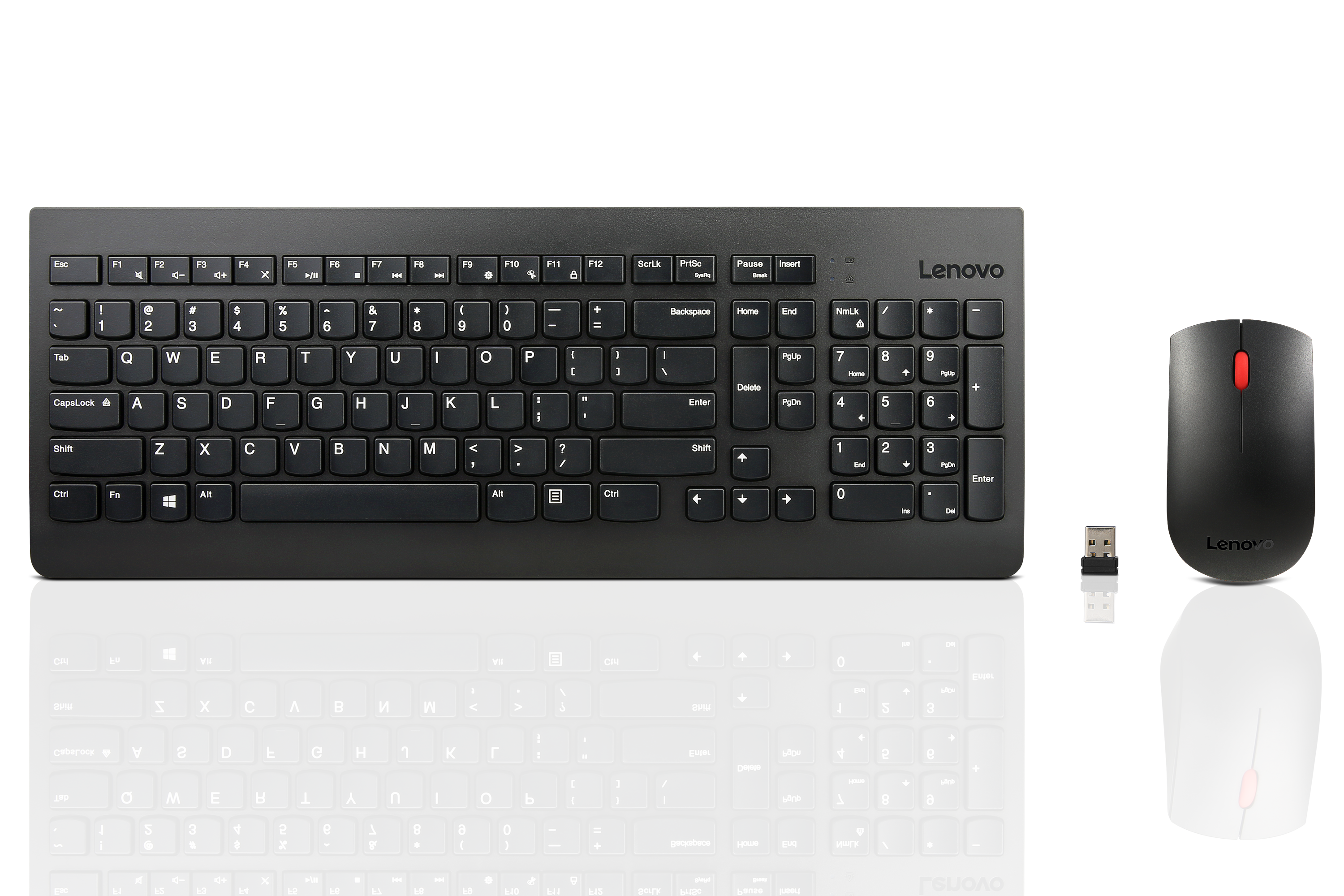 Lenovo - Essential Wireless Combo Keyboard & Mouse (UK English 166)