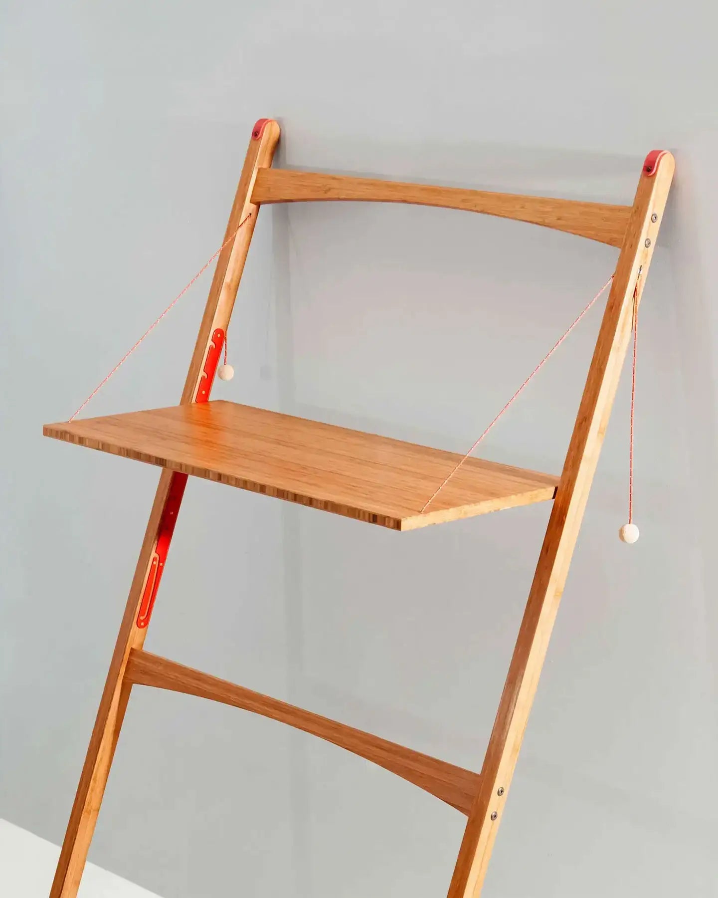 Leandesk Bamboo Folding Sit-Stand Desk – Compact Standing Desk, Space-Saving Sustainable Design - Subscription