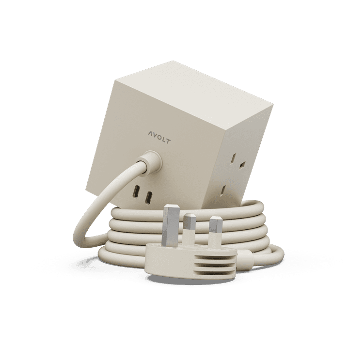 AVOLT - Square 1 (UK) - Nomad Sand / AC and USB-C