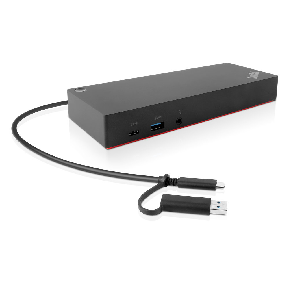 Lenovo - ThinkPad Hybrid USB-C with USB-A Dock (UK Standard Plug Type G)